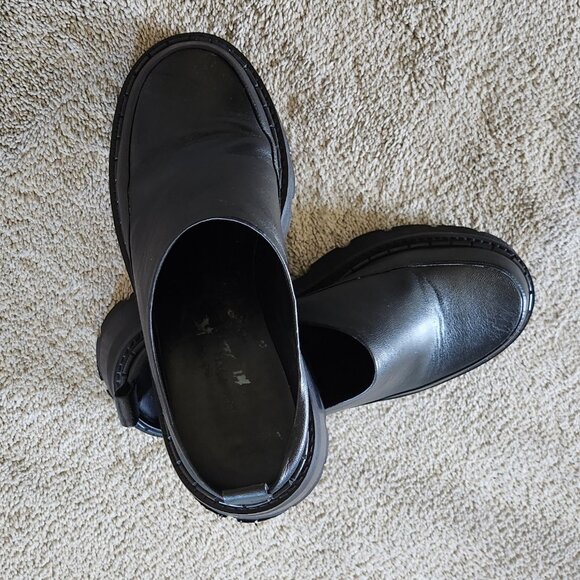 By Far Reyna black leather shoes/loafers/mules Sz 36/Us Sz 6 - Picture 4 of 14